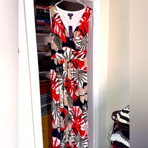 ✨❤️ Stunning Long Tall Sally Sleeveless Maxi Dress – Bold, Beautiful (Size 10)❤️